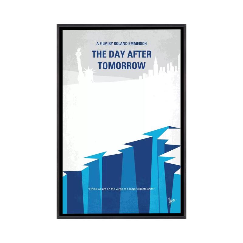iCanvas "The Day After Tomorrow Minimal Movie Poster" by Chungkong